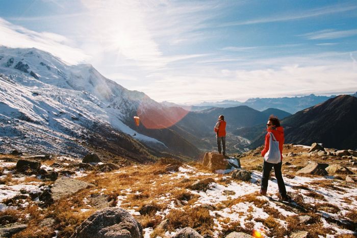 Hiking and paragliding - Chamonix, France