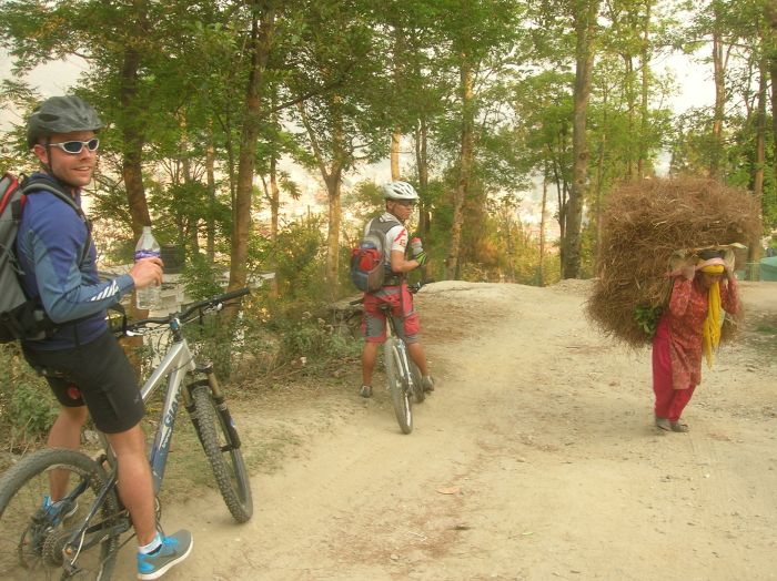 Mountain Biking in Shivapuri National Park, Nepal