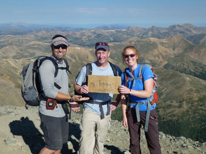 AT Editor Rosie Fuller, Torreys Peak, Colorado