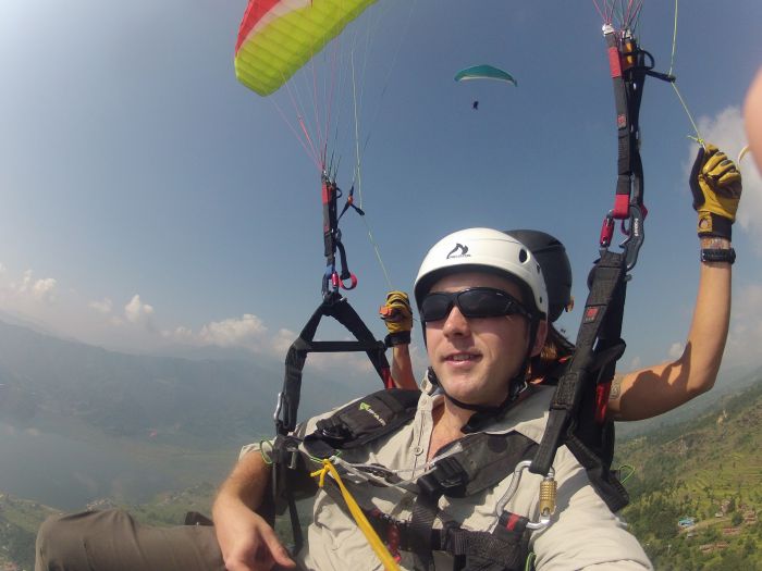 Paragliding in Bandipur, Nepal