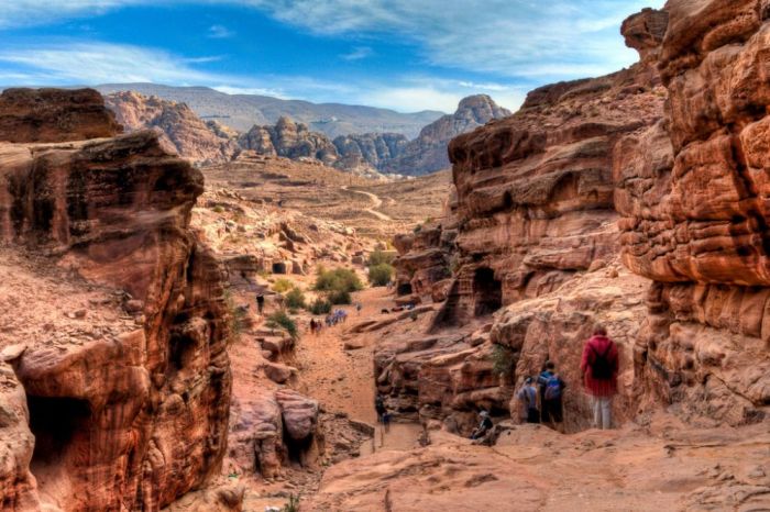 Trekking Petra, Jordan