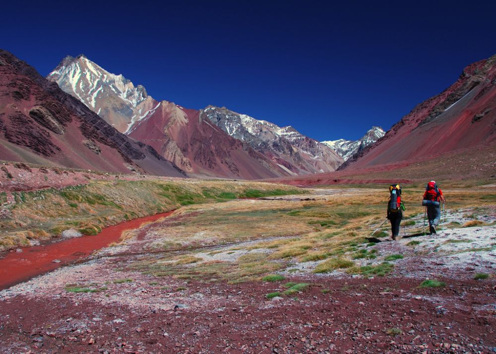 Trekking in Aconcagua, Argentina