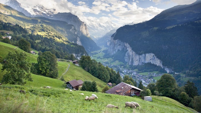  Lauterbrunnen in Switzerland