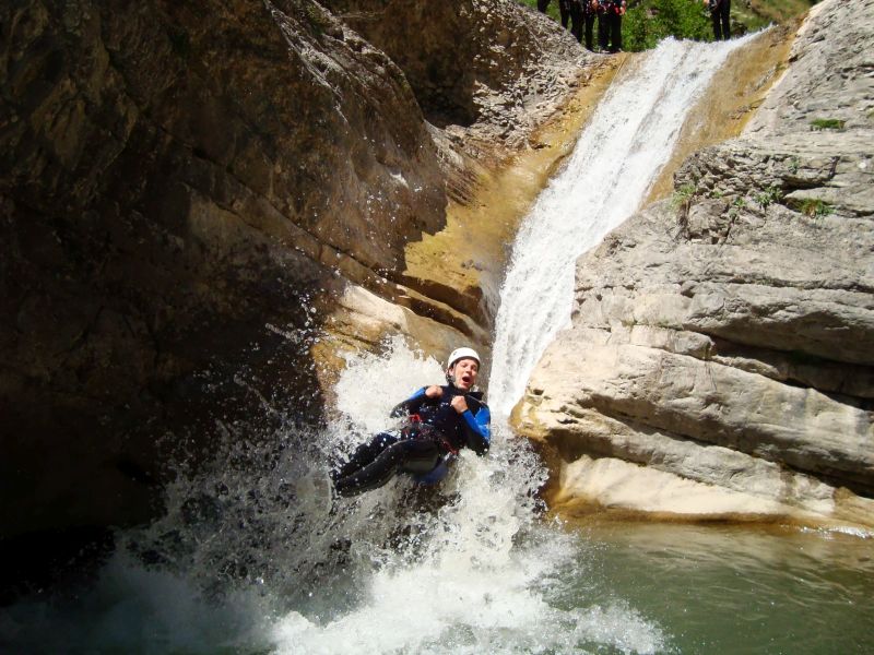 Canyoning in the Southern French Alps