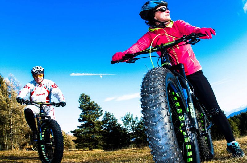 Fat biking in the Southern French Alps