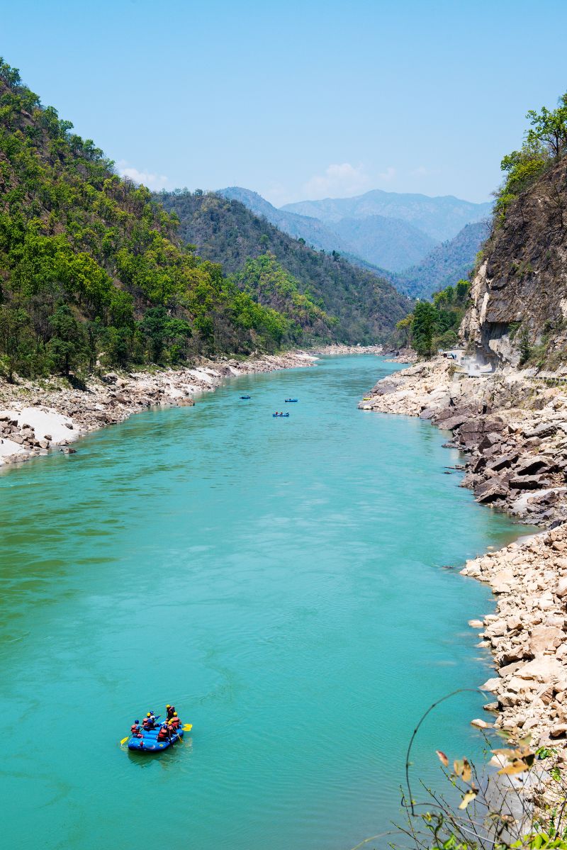 Rafting the Ganges in India