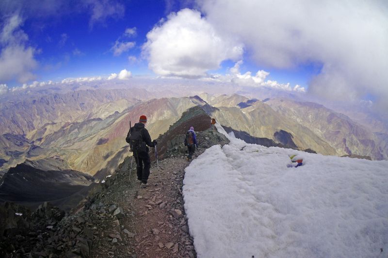 Climbing Stok Kangri, India