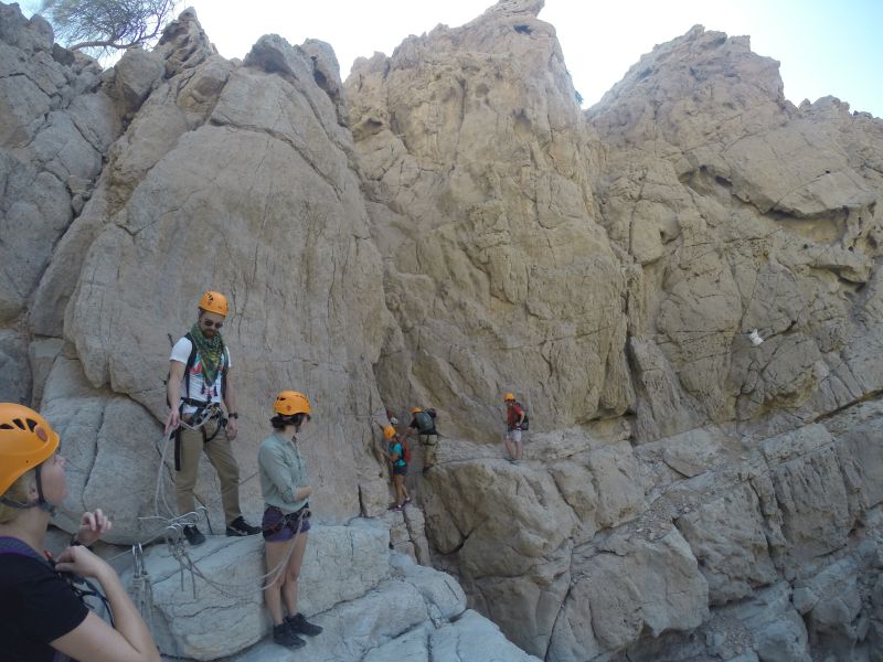 Canyoning in the Hajar Mountains
