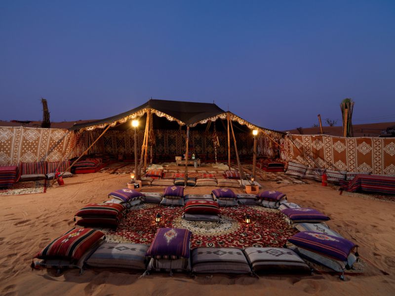 Desert camp in Ras Al Khaimah