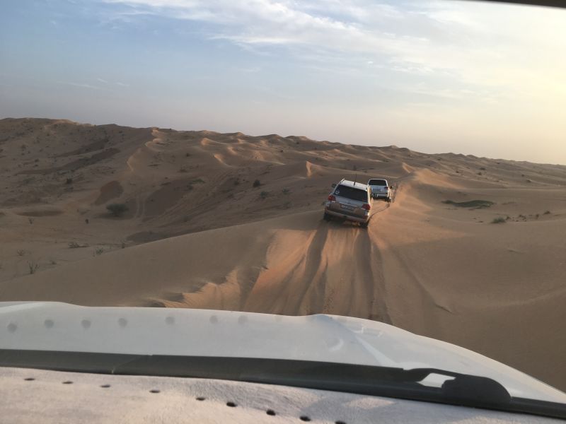 Dune bashing in Ras Al Khaimah