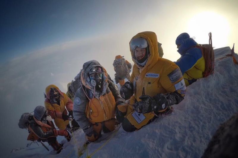 Mollie Hughes on Everest