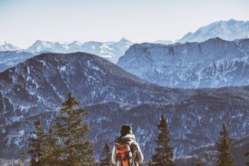 Hiking in the mountains