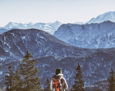 Hiking in the mountains