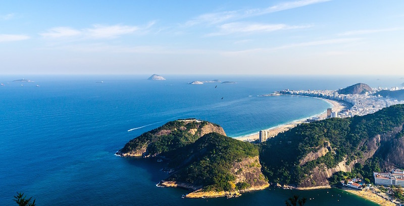 View from Sugarloaf in Brazil