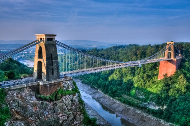 Clifton suspension bridge in Bristol