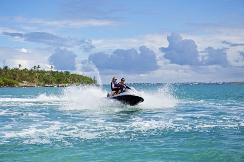 Jet skiing in Bermuda