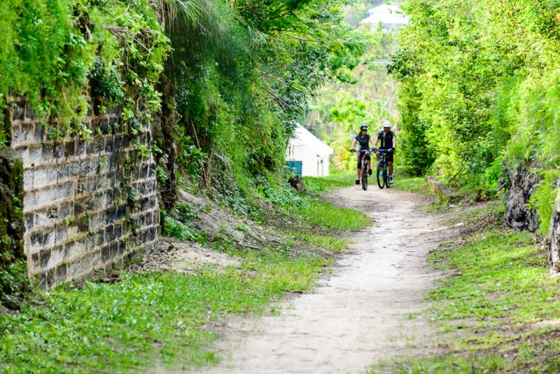 Cycling the Railway Trail in Bermuda