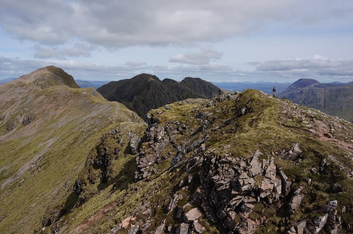 Aonach Eagach in Scotland