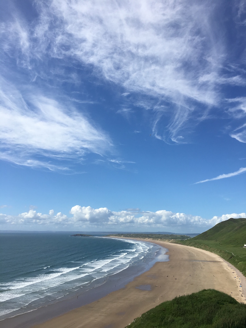 Rhossili Bay in South Wales