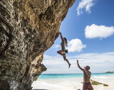Bermuda rock climbing