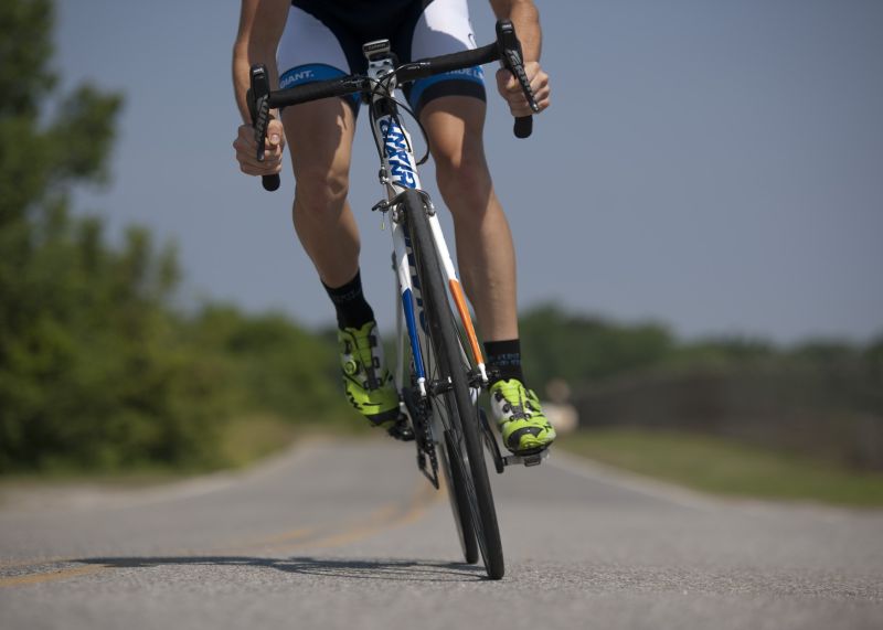 Cycling on the road