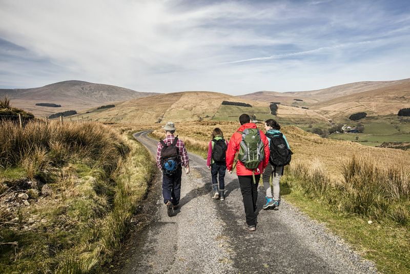 Hiking in the Sperrin Mountains, Northern Ireland