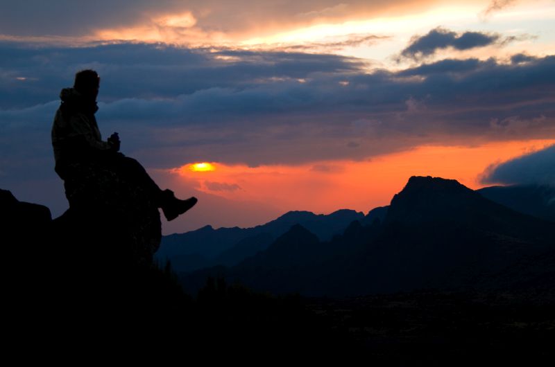 Sunset in Tanzania