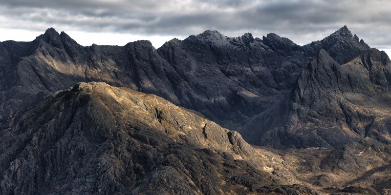 Cuillin Ridge in Scotland