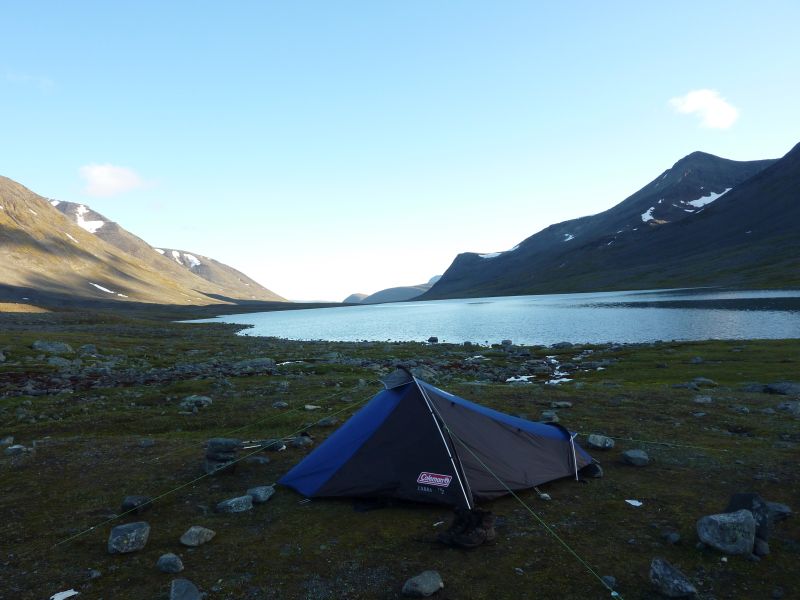Wild camping in Sweden