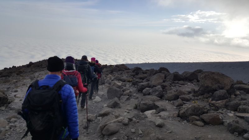 Trekking in Tanzania, Africa