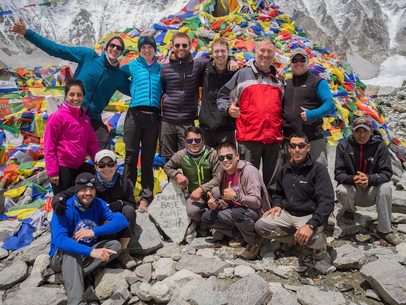 Group at Everest Base Camp