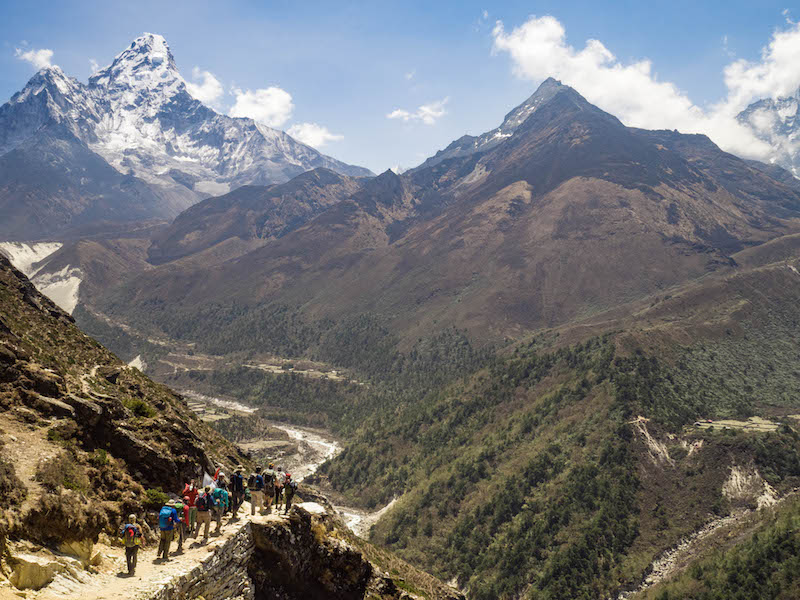 Trekking to Everest Base Camp