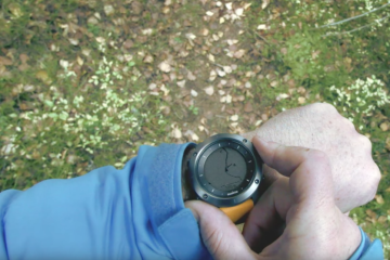 Suunto Traverse GPS Watch in use