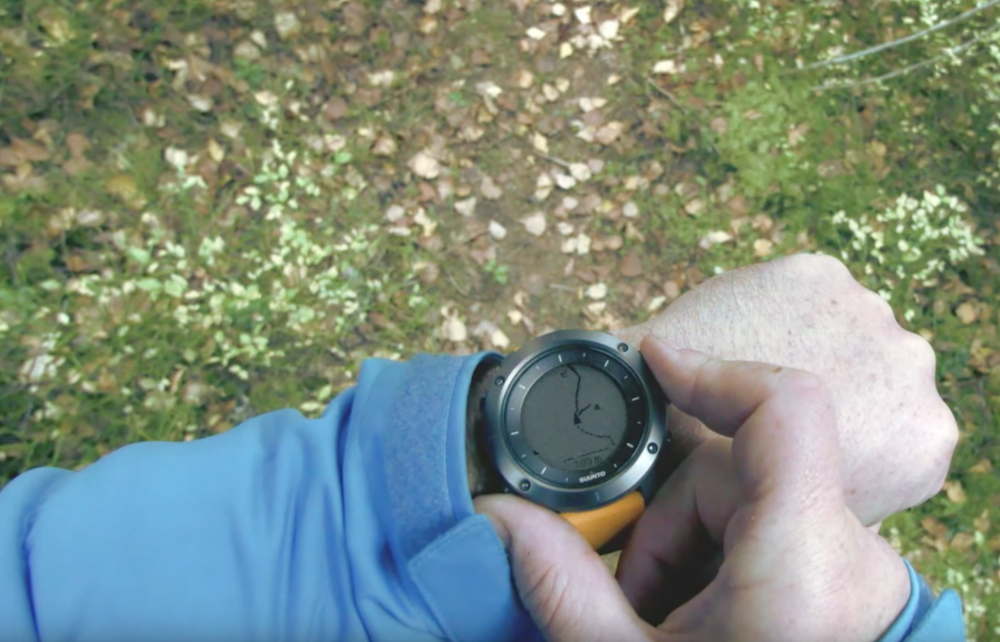 Suunto Traverse GPS Watch in use