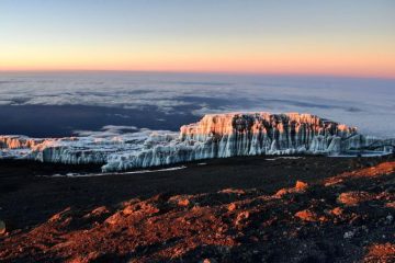 Glacier Mount Kilimanjaro