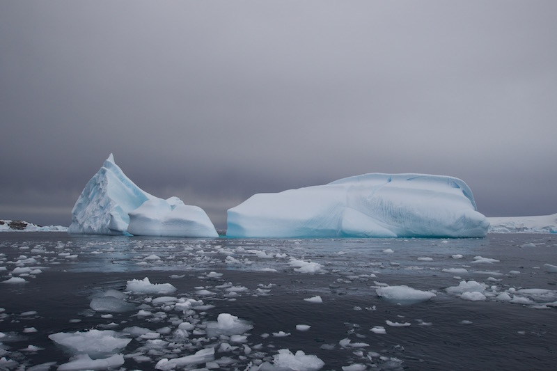 The sea near Antarctica