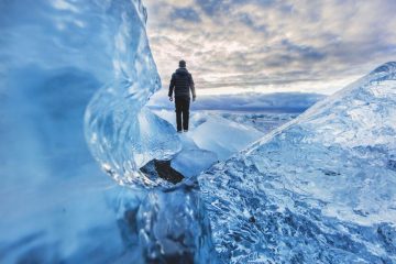 Hiker in Iceland