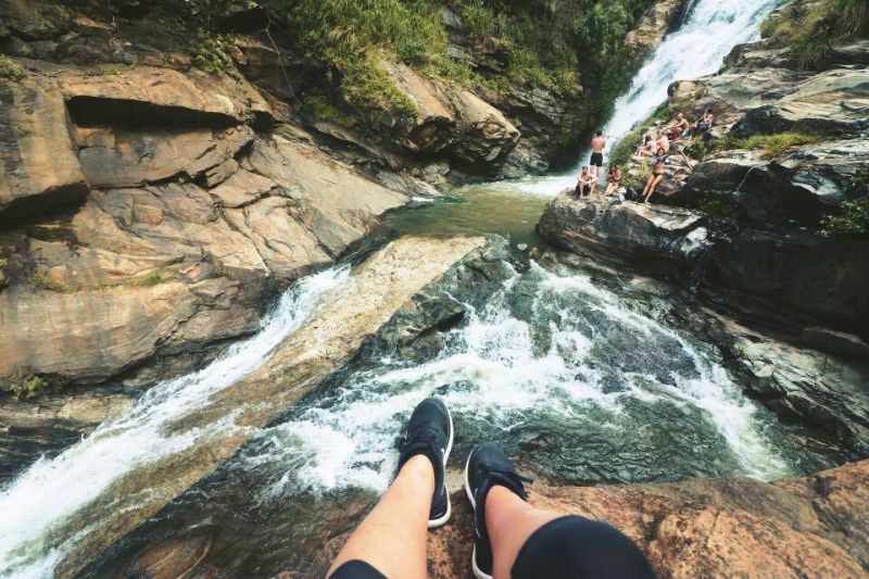 Waterfall in Ella, Sri Lanka