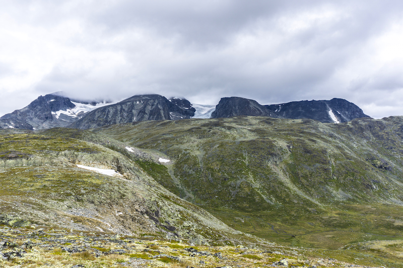 Rugged peaks in Jotunheimen National Park