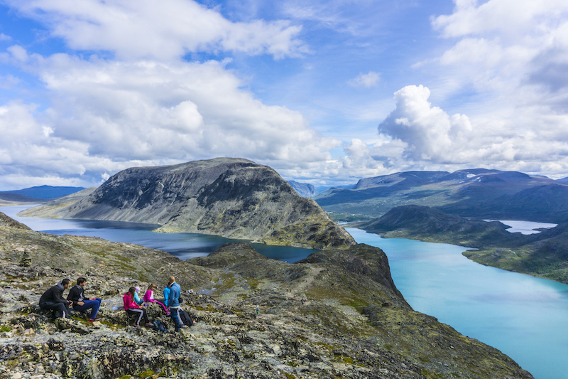 Looking toward Besseggen Ridge