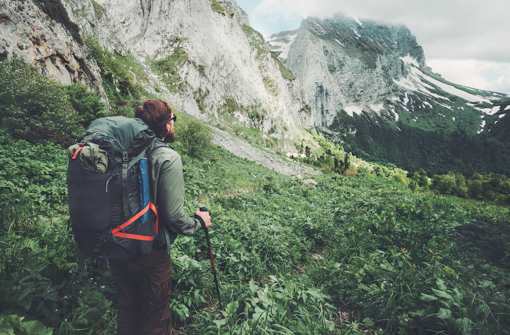 Multi-day hiking with a rucksack