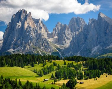 Mountains in the Dolomites, Itay
