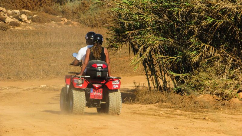 Quad biking