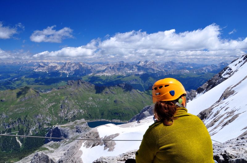 Marmolada via ferrata Dolomites