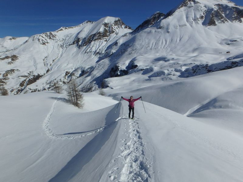Snowshoeing in the French Alps