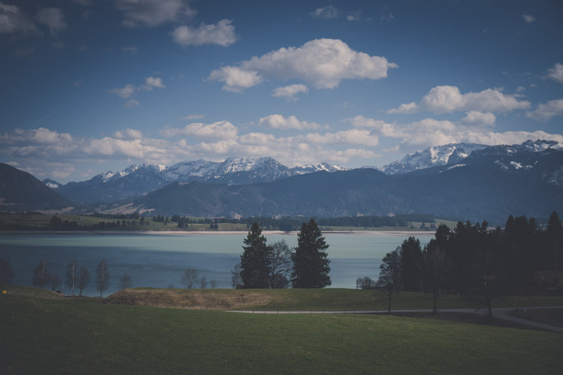 Views of the Bavarian Alps