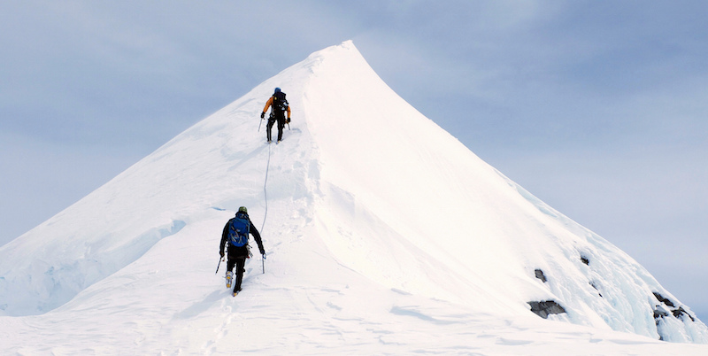 Hochstetter Dome in New Zealand