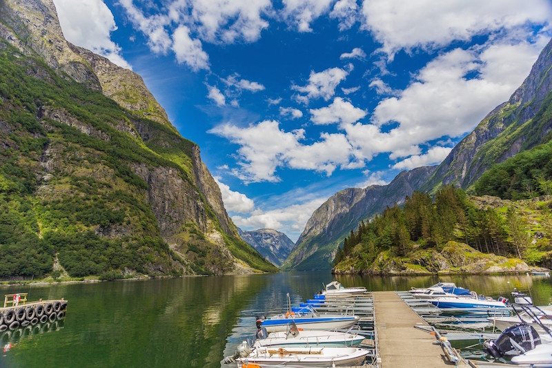 Naroyfjorden in Norway