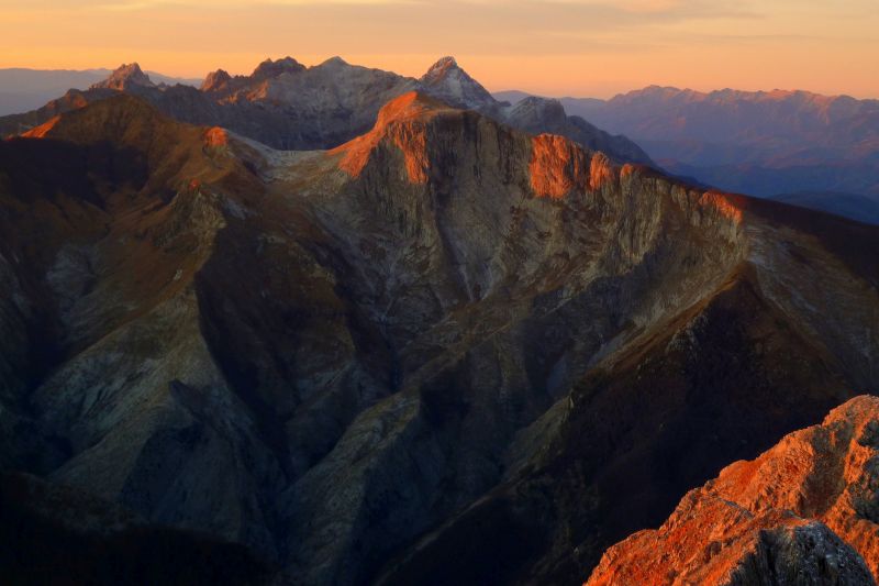 Apaun Alps, Monte Pisanino, Tuscany, Italy