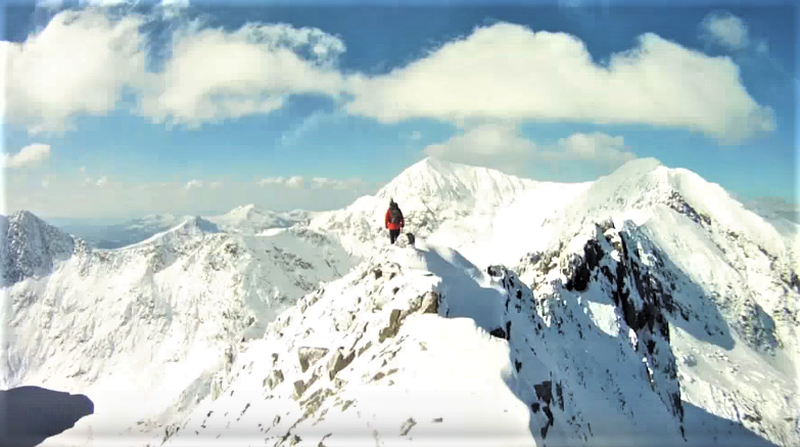 Crib Goch ridge Snowdonia